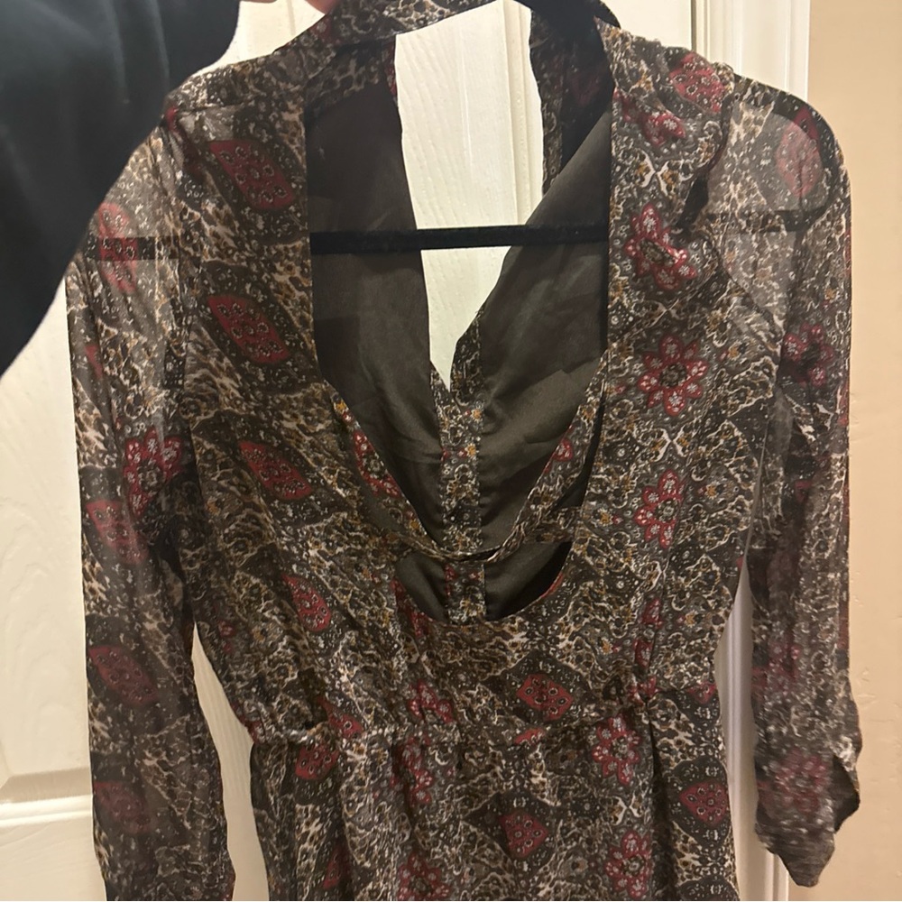 Lucca Couture Urban‎ Outfitters Style Paisley High-Low Dress